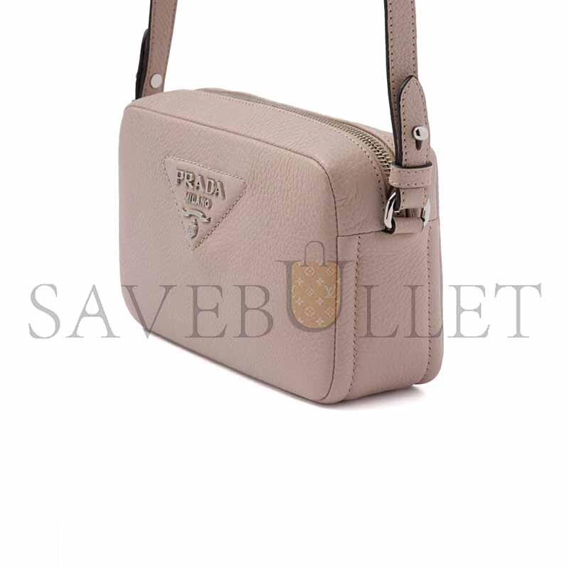 PRADA LEATHER CROSSBODY SHOULDER BAG 1BH192 (19*12*6cm)